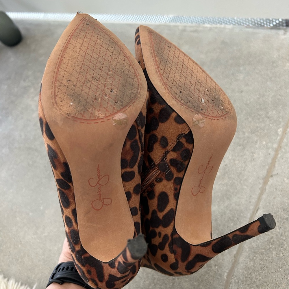 Jessica Simpson Leopard Bootie - Picture 4 of 4